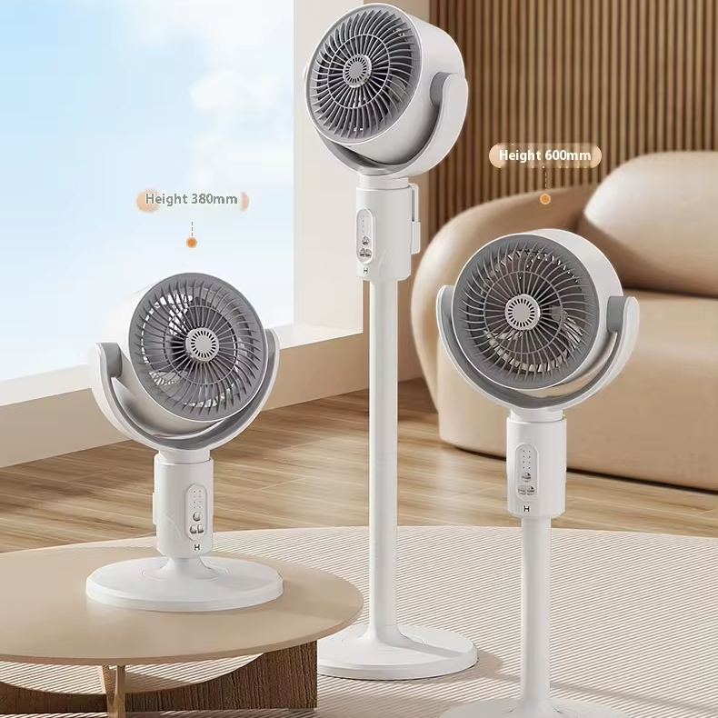 Ventilateur Clip Rechargeable 12000mAh - 8,5 Pouces, Télécommande, LED, 5 Vitesses - Pour Poussette, Bureau, Camping