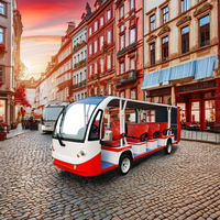 Produit à forte demande Mini bus touristique électrique pour l'hôtel de villégiature de mariage