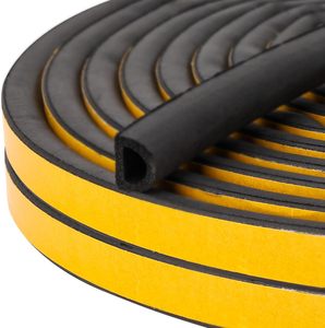Bande d'étanchéité autocollante en mousse insonorisante de type moderne pour fenêtres et portes - Product Image 1