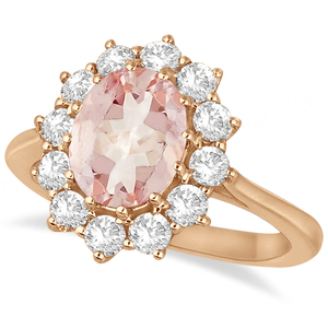 Anillo de Morganita de Plata de Ley 925 de Kay Jewelers, Morganita Nublada con Certificado IGI para Boda o Fiesta - Product Image 3