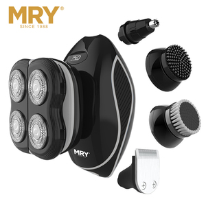Rasoir électrique MRY pour hommes chauves, étanche, avec 7 têtes flottantes, lame magnétique détachable, double vitesse, <span class=keywords><strong>rasage</strong></span> humide et sec - Product Image 6