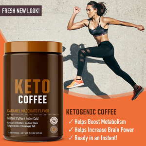Café Keto Instantáneo para Pérdida <span class=keywords><strong>de</strong></span> <span class=keywords><strong>Peso</strong></span>, Adelgazante, Bajo en Calorías, Supresor del Apetito, Café <span class=keywords><strong>de</strong></span> Frijol Blanco para la Belleza, para Adolescentes - Product Image 5