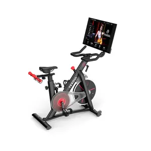 Yesoul Sepeda Spinning Dalam Ruangan, Sepeda Latihan Magnetis Penggunaan Di Rumah Sepeda Spinning Layar 32 Inci