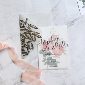 Conjunto de Tarjetas de Boda con Diseño Estampado en Papel <span class=keywords><strong>Vellum</strong></span>, Australia - Product Image 6