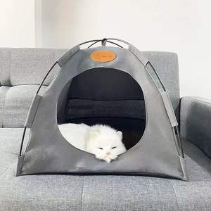 Casa de campaña portátil plegable impermeable y transpirable <span class=keywords><strong>para</strong></span> mascotas con cierre de botón sólido <span class=keywords><strong>para</strong></span> gatos y <span class=keywords><strong>perros</strong></span> de razas pequeñas, ideal <span class=keywords><strong>para</strong></span> camping. - Product Image 3