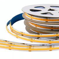 Lampu Strip LED COB Tanpa Titik 480LED/M 12V 24V 8mm 2700K 3000K 4000K 6000K CRI90 Tinggi Tahan Air untuk Lemari Dapur