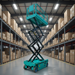 Plataforma de Trabajo Aérea Eléctrica Autopropulsada con Certificación CE/ISO, Elevador de Tijera Hidráulico de 4m, 6m, 8m, 10m, 12m, <span class=keywords><strong>14m</strong></span> - Product Image 1