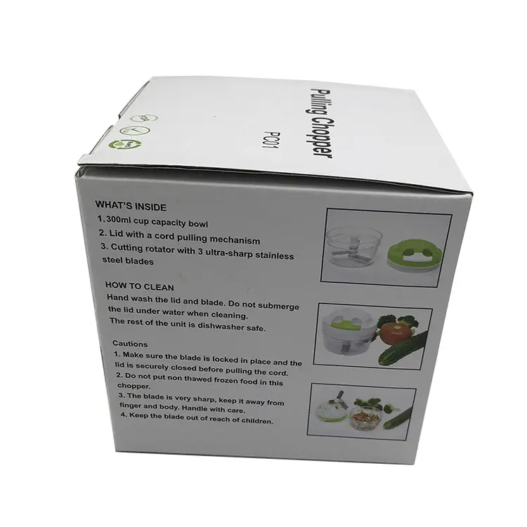 Mini pull o manuale dell'elettrodomestico da cucina da 300ML per aglio e condimento potente