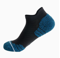 Chaussettes de sport basses unisexes en tissu éponge, colorées, à compression, absorbantes, pour hommes et femmes, vente en gros