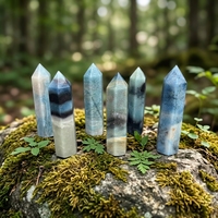 Colonne d'énergie en hydroxyaluminium naturel, tour de cristaux, générateur d'orgone, pierre de guérison, décoration de méditation Reiki, vente en gros, fourniture d'usine