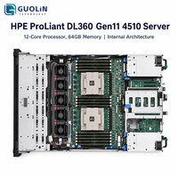 Server Rak HPE ProLiant DL360 Gen11 4510 1U NVMe Boot MR408i-o 4GB RAID 2x800W RPS Tugas Berat Kritis-Misi