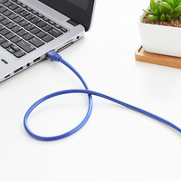 Cable de Comunicación CCA UTP del Fabricante, Conector RJ45, Cable de Conexión de PVC 26AWG 24AWG, 100% Cobre Exterior Cat6, Longitud Personalizada