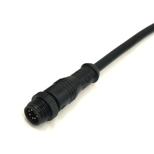 4 broches connecteur <span class=keywords><strong>blanc</strong></span> ou <span class=keywords><strong>noir</strong></span> fil Mâle à Femelle Câble Étanche pour LED Bandes Lumineuses LED lumière d'inondation - Product Image 3