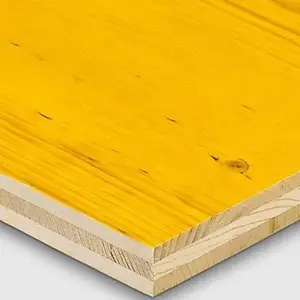 层黄色模板胶合板模板3层模板板带CE CARB ISO FSC认证