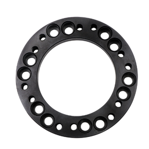 Adaptateur d'espacement de volant PCD 6x70 à 6x74, kit de conversion de moyeu en aluminium noir pour volant Momo Nardi OMP Sparco - Product Image 4