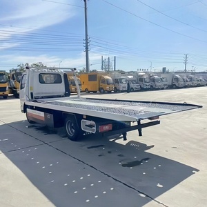 FOTON 4x2 Emergency Rescue Slide up Tow Truck 3 Tons <b>4</b> Tons Wrecker Clearance Flatbed Truck With Tilt Slide Rollback <b>Bed</b> - Product Image 6
