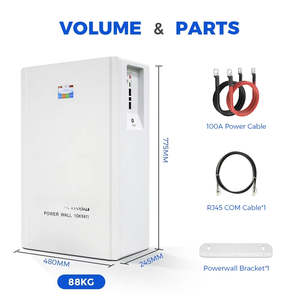 แบตเตอรี่พาวเวอร์วอลล์ 15 กิโลวัตต์ชั่วโมง 51.2 โวลต์ 100 แอมป์ชั่วโมง แบบแยกส่วน IP65 พร้อมจอ LCD ระบบจัดเก็บพลังงานแสงอาทิตย์แบบออฟกริด สำหรับใช้ในบ้าน เกรด A NEHC0003 5 กิโลวัตต์ชั่วโมง LiFePO4 B - Product Image 6