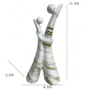 Figuras Abstractas de Resina Hechas a Mano, Decoración para Mesa de Salón, Adorno de Pareja <span class=keywords><strong>Feliz</strong></span>, Regalo de Boda - Product Image 5