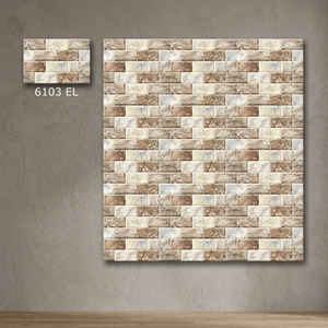 Carreaux muraux émaillés en céramique de qualité supérieure Prix le plus bas 25x37.5 Finition mate 250x375 Conception d'élévation 10x15 Fabricant indien - Product Image 6