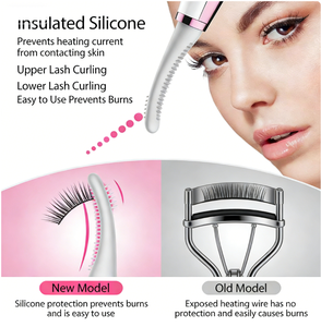 Rechargeable <b>Heated</b> Eyelash <b>Curler</b> Electric Eyelash <b>Curler</b> Portable Long-Lasting Setting for Home Personal Makeup Care - Product Image 2