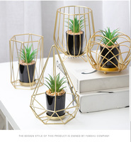 Vase rond classique en fer chromé style ferme, support décoratif pour plantes et fleurs, durable et écologique