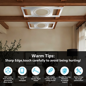 एलईडी पैनल लाइट के लिए मॉड्यूलर लौह माउंट ड्रॉप छत तैयार त्वरित-रिलीज डिजाइन - Product Image 3