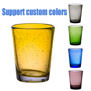 Samyo Custom Mexican Bubble Pink Colored water juice Glass Tumbler Cup <span class=keywords><strong>bicchieri</strong></span> da bere - Product Image 2