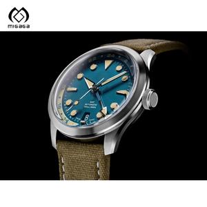 Reloj de Pulsera para Hombre Completamente Automático con Movimiento Mecánico Clásico y Correa de Cuero, Resistente al Agua 150m - Product Image 2