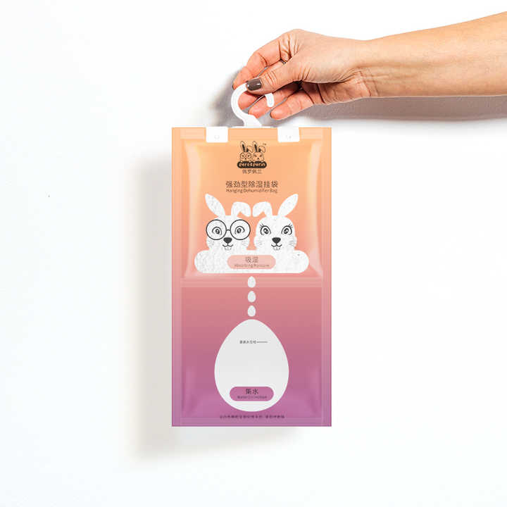 300ML Disposable Hanger Wardrobe Dehumidifier Bag Humidity Absorber to
