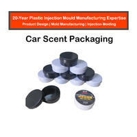 Conteneur opaque multi-usages pour l'emballage de baumes et de crèmes, boîte désodorisante pour voiture, service de moulage par injection