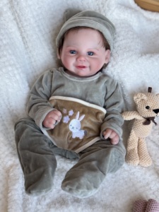 Nhà Bếp Bằng Gỗ Giỏ Hàng Nghệ Thuật Người Đàn Ông Thương Hiệu Bất Ngờ Khỉ Thu nhỏ Xe Đẩy Tấm Giáng Sinh Sinh Búp Bê Reborn - Product Image 2