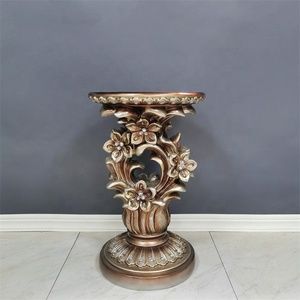 Support <span class=keywords><strong>de</strong></span> pots <span class=keywords><strong>de</strong></span> fleurs en fibre <span class=keywords><strong>de</strong></span> verre classique antique pour la décoration intérieure <span class=keywords><strong>de</strong></span> la maison, salon, vente en gros, utilisation au sol, jardinières - Product Image 6