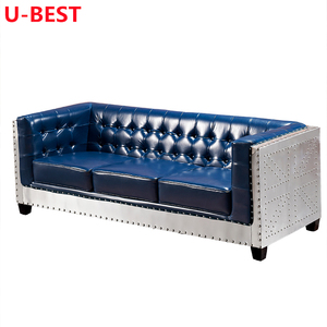 U-BEST Canapé de salon industriel rétro aviateur rembourré, canapé de détente, canapé, ensembles de meubles de jardin, arredamento, meuble de salon, meubles de salon - Product Image 6