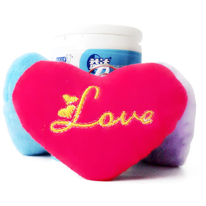 20pcs/<strong>lot</strong> Heart Stuffed Plush Toys Mini Red Heart <strong>Doll</strong> Stuffed Plush Keychain Custom Text Promotion Gifts - Product Image 2