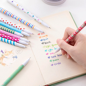 Promotional Stationery Gifts Wholesale 0.38mm Gel <strong>Pens</strong> <strong>Multiple</strong> <strong>Colors</strong> Plastic Custom Logo - Product Image 5