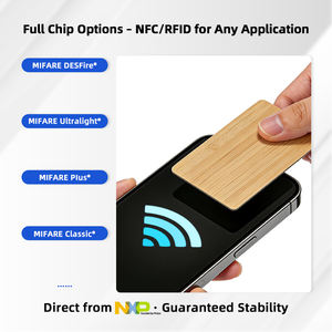 Cartão Inteligente de Madeira RFID de Alta Qualidade Cartão NFC de Madeira - Product Image 2