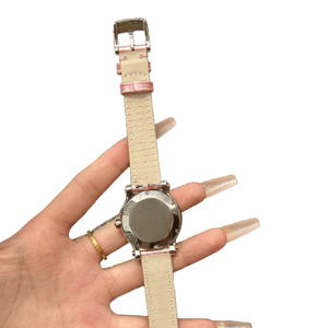 Montre mécanique numérique 30 mm avec cristal saphir, bracelet en acier inoxydable unisexe, motif crocodile, résistante à l'eau 30 bars, Chopards - Product Image 3