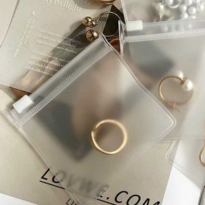 Logotipo personalizado Regalo Pulsera Collar Joyería Embalaje Pvc Cremallera Bolsa Mini Ziplock Bolsa - Product Image 6