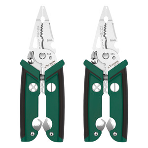 XTOSEN <b>Wire</b> Stripper 8 AWG Industrial Grade Soft Grip Handle Front Entry Steel Cable Cutter Stripping Tool - Product Image 3