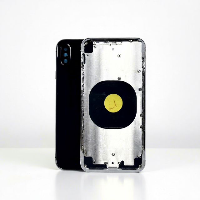 Original Black Convertible Aluminum Alloy Flip Design Phone Case for X Replacement 100% Compatible Money Back Guarantee