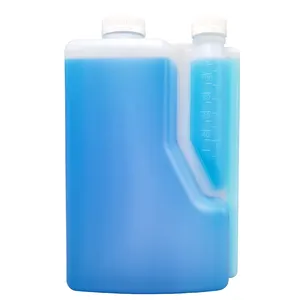 새로운 디자인 2000ml 연료 Stabilizar 병 플라스틱 측정 컨테이너 HDPE 연료 병 작은 챔버 4oz/120ml