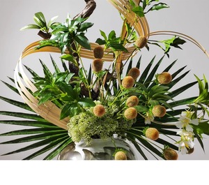 FENGSHUI-CAISHEN Bouquet de fleurs artificielles en soie haut de gamme, fleurs artificielles en vase, plantes artificielles d'intérieur et d'extérieur - Product Image 2