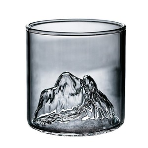 Verre à whisky et vin rouge en verre borosilicate soufflé à la main, résistant à la chaleur, style <span class=keywords><strong>iceberg</strong></span> japonais, à paroi simple, noir, pour les fêtes - Product Image 3
