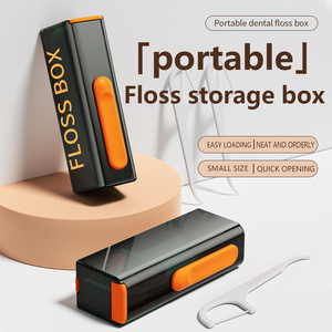 Estuche transparente personalizado para hilo dental con caja de almacenamiento automática para palillos de hilo dental (en inglés) - Product Image 2
