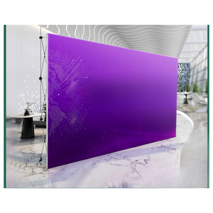 Rak <span class=keywords><strong>Display</strong></span> Kain Aluminium Portabel Magnetik Berkualitas Tinggi, Stand Fleksibel, Pencetakan Sublimasi Termal Kustom untuk Pameran Dagang - Product Image 6
