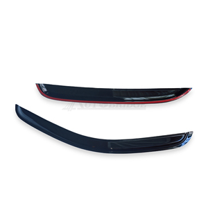 Déflecteurs de fenêtre aérodynamiques fumés auto-adhésifs pour <span class=keywords><strong>Nissan</strong></span> Wingroad / Pulsar Wagon Y11 1999-2003, pare-pluie, 4 pièces - Product Image 1