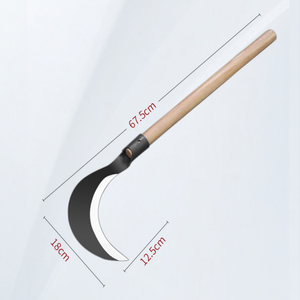 Cuchillo de corte de guadaña, herramienta de granja, segador de maíz, mango largo, guadaña, granja al aire libre, herramienta de deshierbe, acero al manganeso para el hogar - Product Image 4