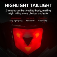 Casque de vélo adulte unisexe ultra-léger avec feu arrière LED équipement de vélo respirant comprenant des lunettes pour la taille de la tête 58-62cm
