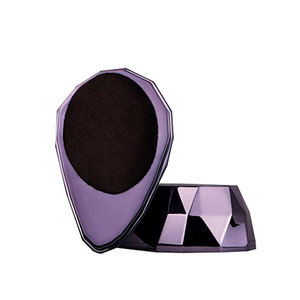 Brocha de Maquillaje Plana Morada de Alta Calidad con Descuento, Brocha Individual con Forma de Diamante para Base <span class=keywords><strong>Kabuki</strong></span> y Uso en Mejillas, Herramientas de Belleza - Product Image 1