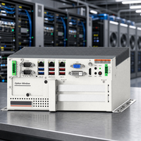Ordinateurs industriels encastrables sans ventilateur Core I7/i5/i3, PC industriel sur rail DIN